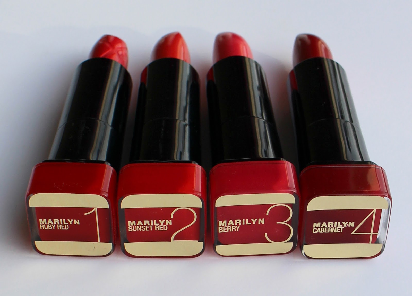 Палитра цветов Max Factor Marilyn Monroe